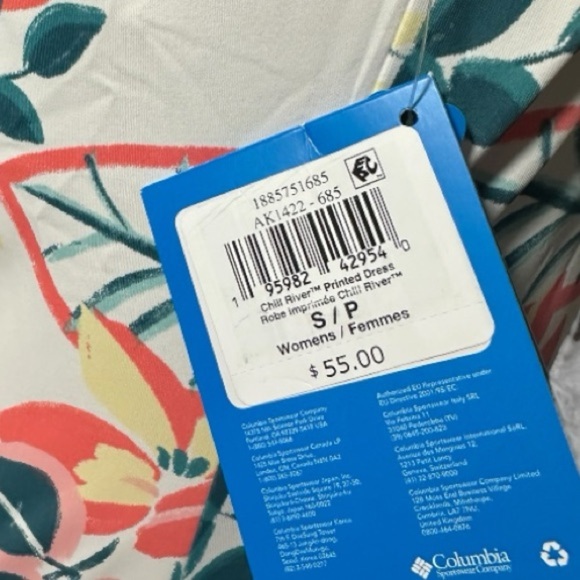 Columbia Women's Chill River™ Printed Dress S/P Brand New - Picture 8 of 10
